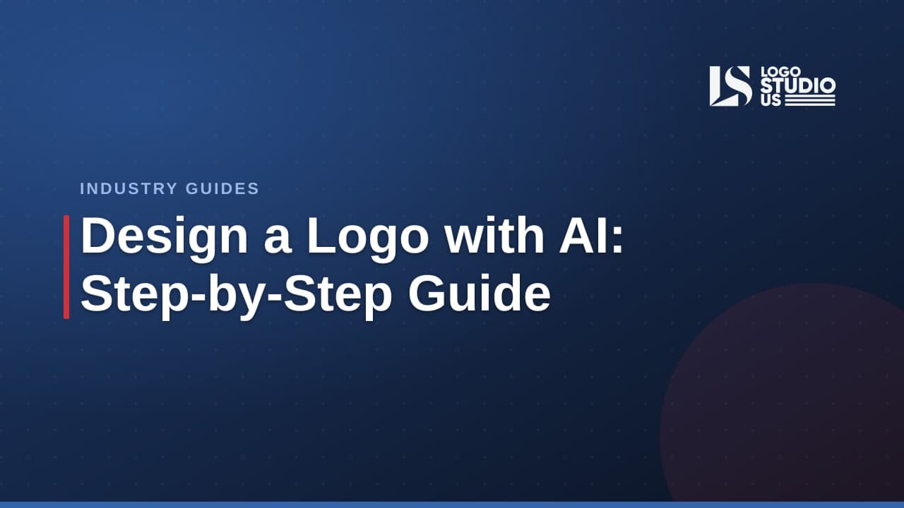 Business owner reviewing AI-generated logo concepts on a laptop for brand development