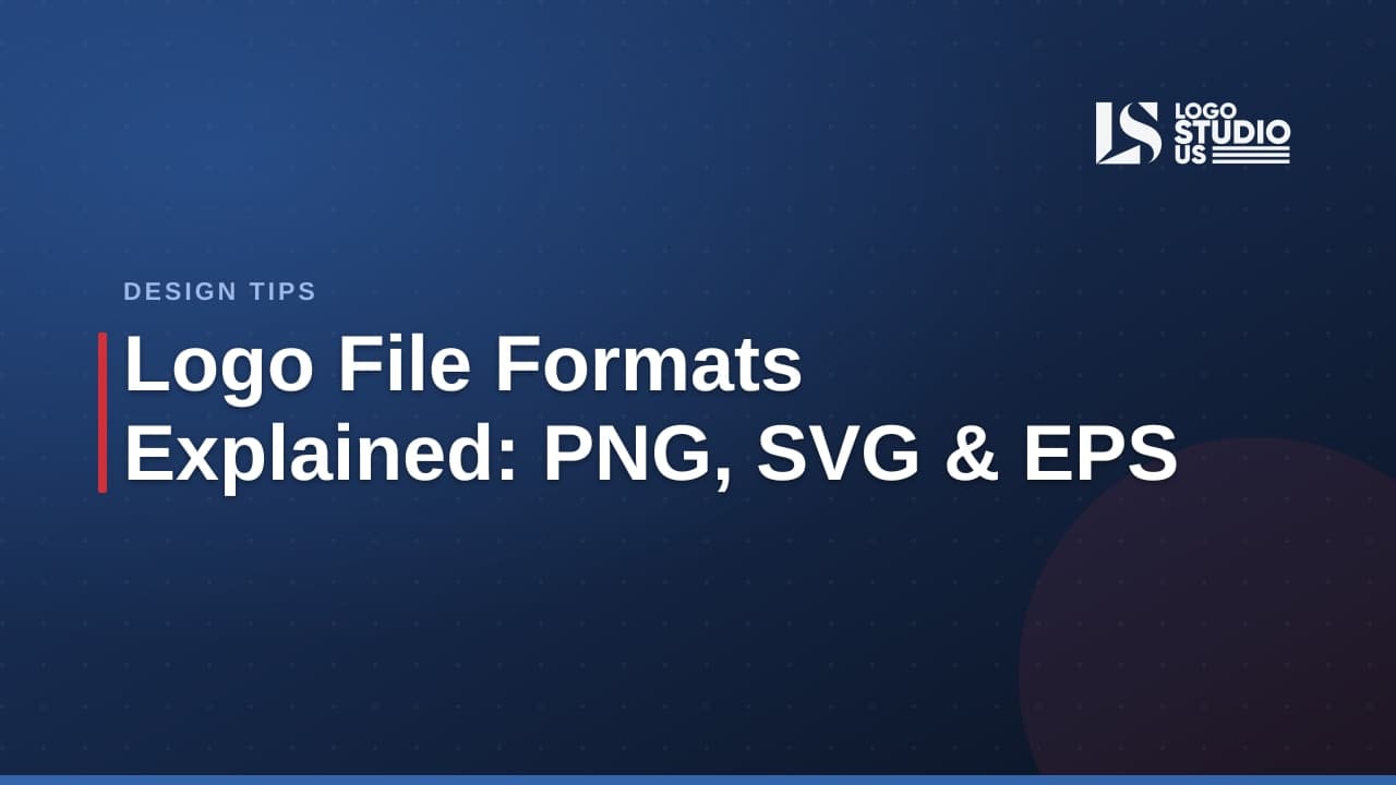 Comparison of PNG, SVG, and EPS logo file formats for web and print use
