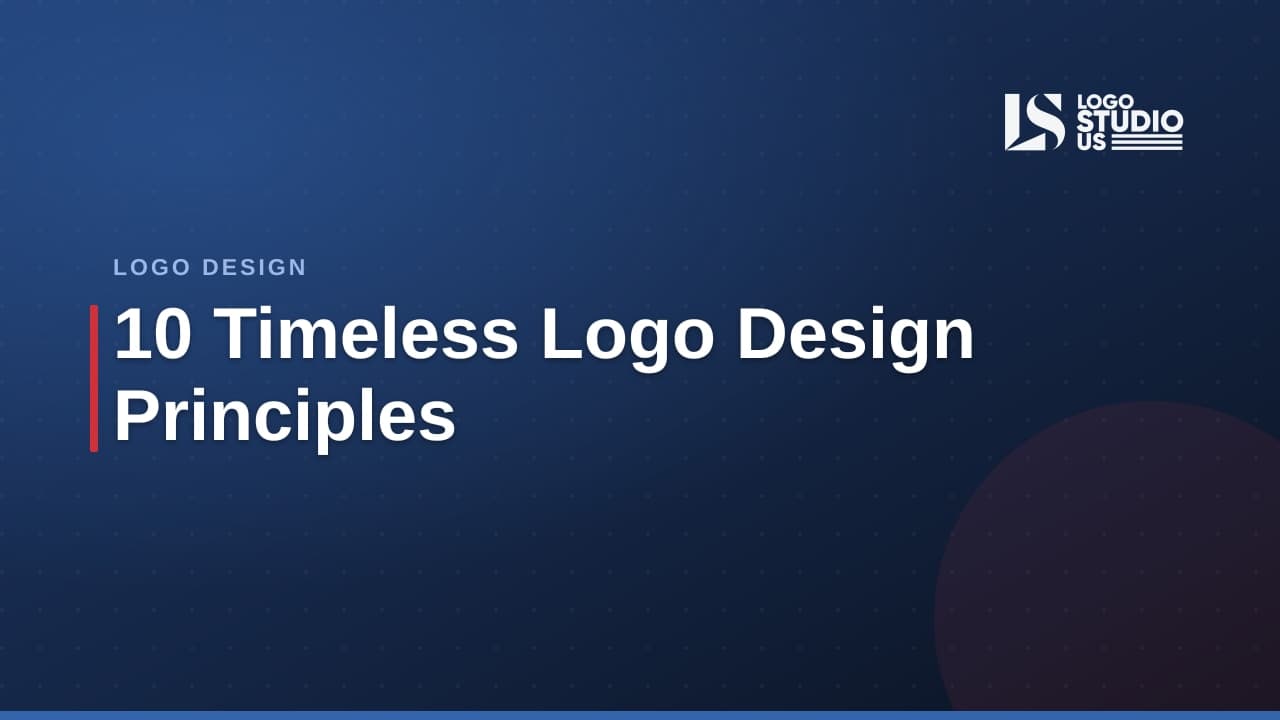 Modern brand logo sketch tools and design concepts on a creative studio desk
