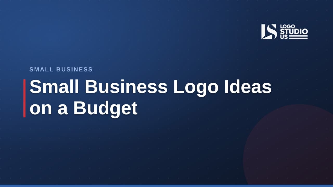 Simple professional logo concepts for small businesses on a budget