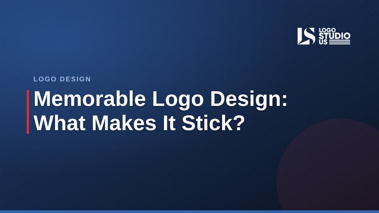 Designer reviewing examples of memorable logo design concepts on a workspace screen